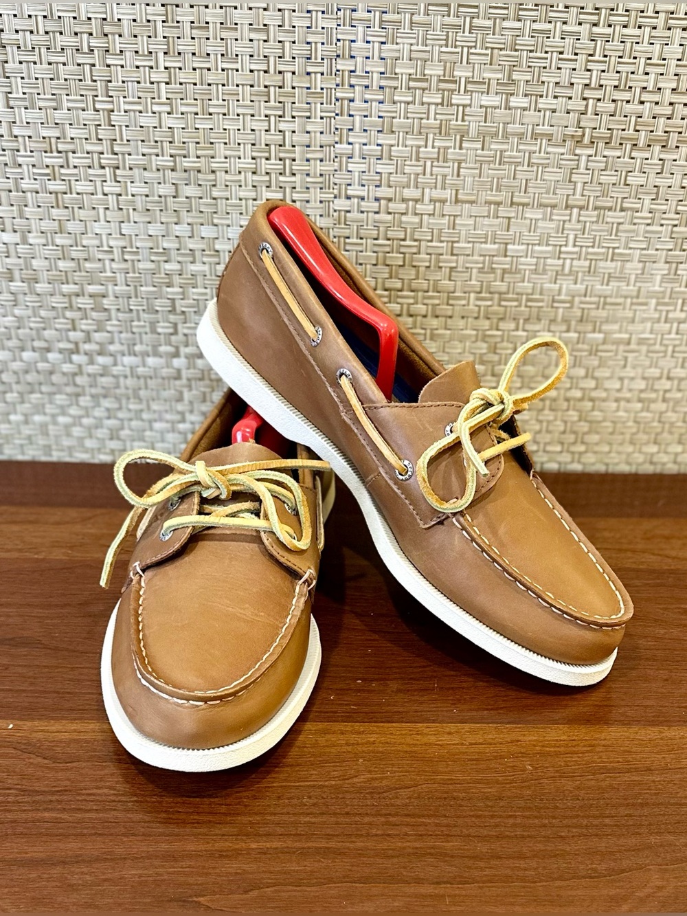 Sperry Top-Sider Men's Authentic Original 2-Eye Boat Shoes Sahara Size 10M